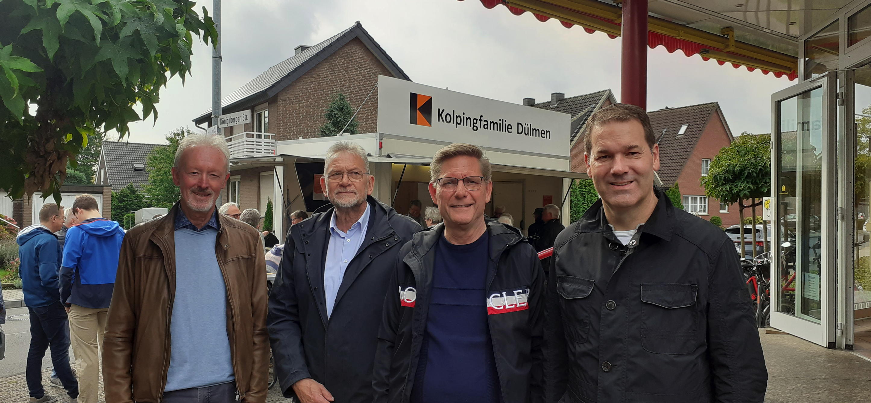 Einweihung des Reibekuchwagens Kolping-Verein Dülmen